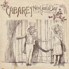 Cabaret New Years Day. Full-sized (original) hand drawing