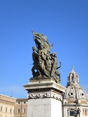 Fototapeta na wymiar Rzym, Ołtarz Ojczyzny