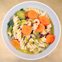 Vegetable Soup with Noodles