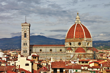 Fototapeta na wymiar podróży we Włoszech serii - Florencja Duomo