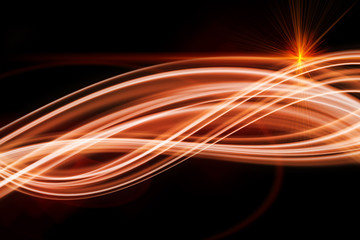 futuristic wave background design with lights