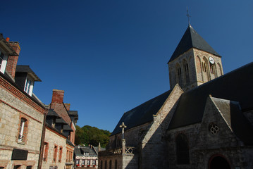 Église Saint-Martin de Veules-les-Roses, Normandie