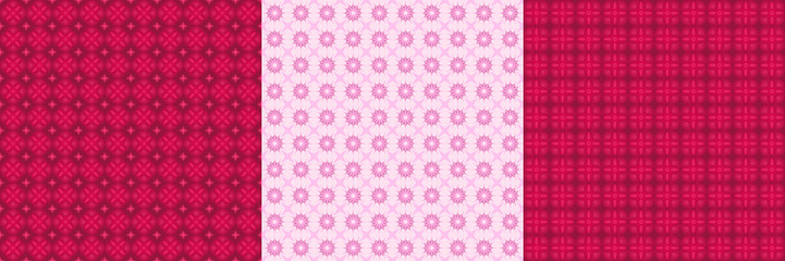 Abstract seamless pattern set