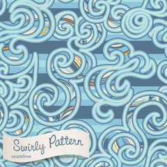 abstract swirly seamless background