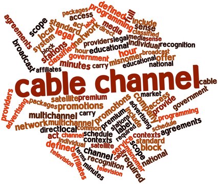 Word cloud for Cable channel
