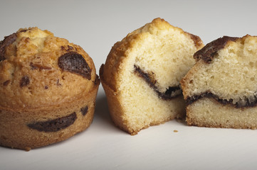  Muffins with chocolate