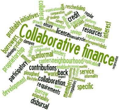 Word cloud for Collaborative finance