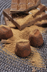 chocolate truffles