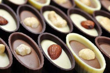 Assorted chocolate candies