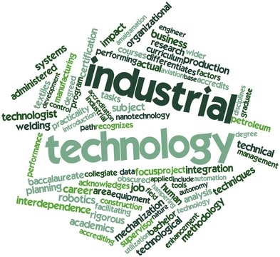 Word Cloud For Industrial Technology