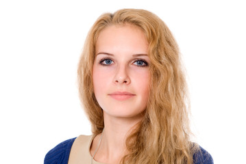 Naklejka premium Portrait of a beautiful girl
