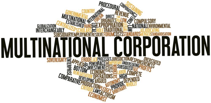 Word Cloud For Multinational Corporation