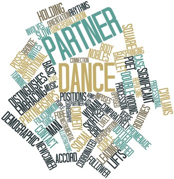 Word cloud for Partner dance