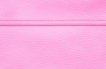 Close up pink leather texture, background