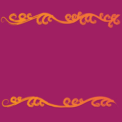 Colorful flourish curves