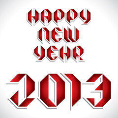 New Year Greeting Card ,2013