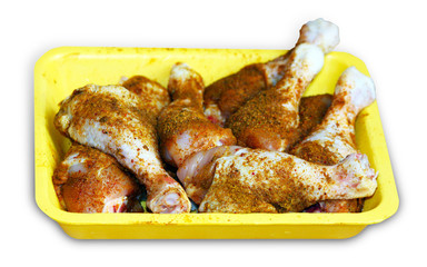 Chicken legs with spices