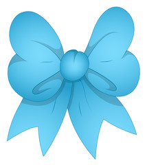 Cartoon Bow - Christmas Vector Illustration