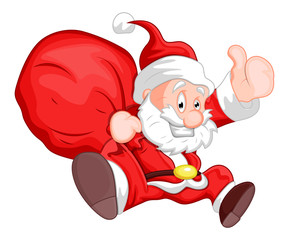 Santa - Christmas Vector Illustration