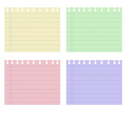 Paper Note Four Color