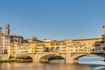 Fototapeta na wymiar Ponte Vecchio (Stary Most) we Florencji, Włochy.