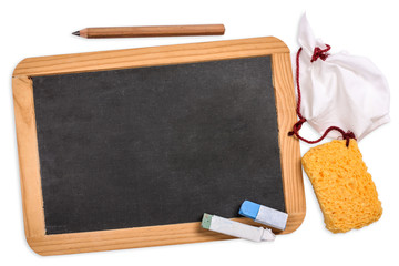 Schultafel mit Platz für Text, blackboard