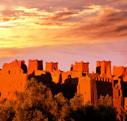 Fototapeta premium Moroccan village