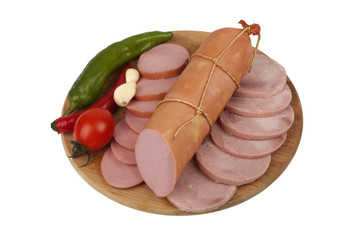 Sausage and vegetables