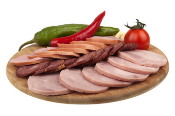 Sausage and vegetables