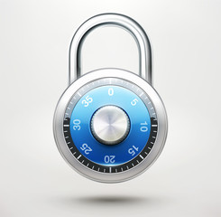 Combination pad lock