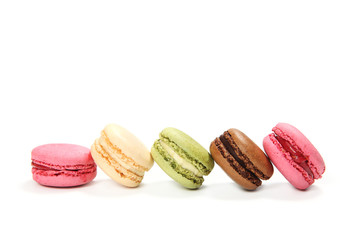 macaroons isolated