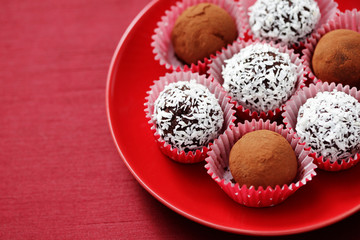 coconut pralines