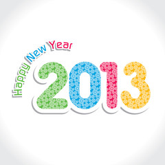 New Year Greeting Card,2013