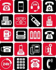 Phone icons