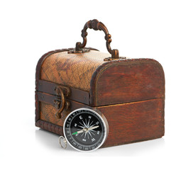 chest and compass