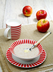 Rice porridge with butter