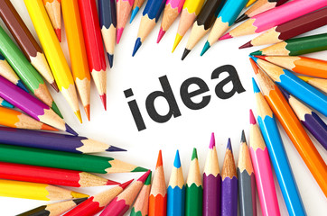 Multicolored pencils