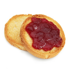 Toast et confiture