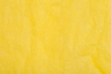 Crumpled yellow paper - obrazy, fototapety, plakaty