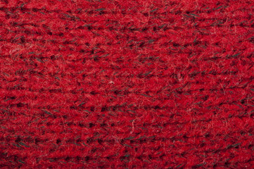 Handmade knit red background