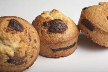  Muffins with chocolate
