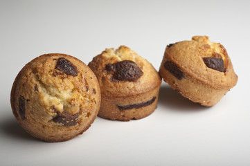  Muffins with chocolate