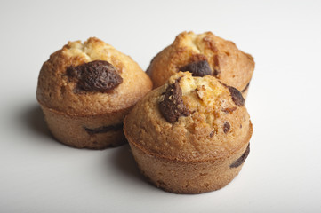  Muffins with chocolate