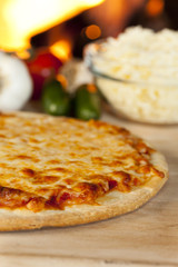Classic Homemade Italian Cheese Pizza