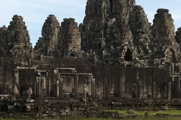 Naklejka premium Templo de Bayón. Angkor. Camboya