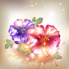 beautiful floral illustration