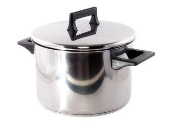 Saucepan , on white background.Isolated