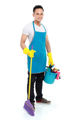 male cleaning service