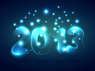 shiny new year design