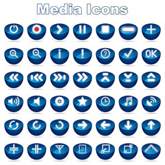 Set of Media/Music Icons